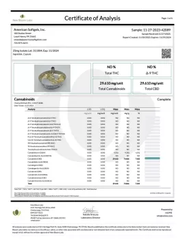 CBD Isolate Capsules - 25mg - Diamond - 60ct