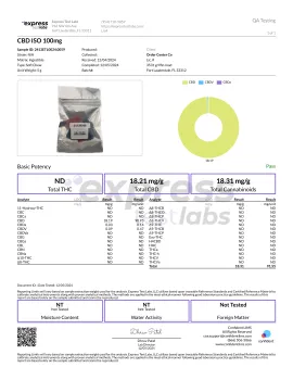 CBD Isolate Gummies - 100mg - Chill