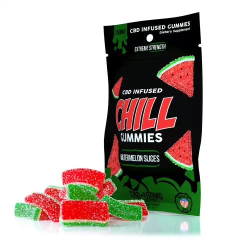 Image of Chill Gummies - CBD Infused Watermelon Slices - 150mg
