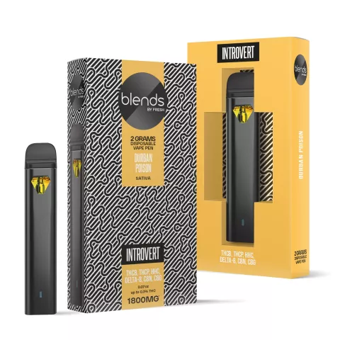 Image of Durban Poison Vape Pen - THCB, THCP - Disposable - Blends - 1800MG