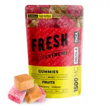 THCA, D8 Gummies - 150mg - Fruits - Fresh