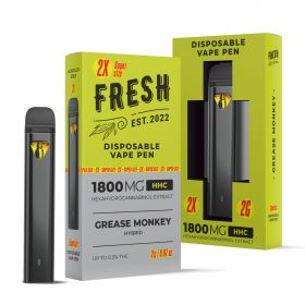 HHC Vape Pen - 1800mg - Grease Monkey - Hybrid - 2ml - Fresh
