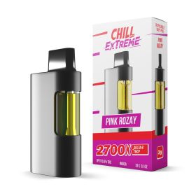 D8, THCP Vape Pen - 2700mg - Pink Rozay - Indica - 3ml - Chill Extreme