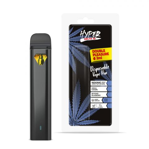 D10, D8 Vape Pen - 1600mg - Beyond Blueberry - Indica - 2ml - Hyper - Thumbnail 1