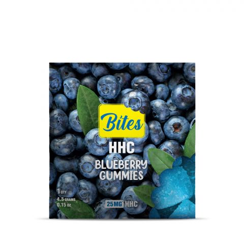 HHC Gummy - 25mg - Blueberry - Bites - Thumbnail 2
