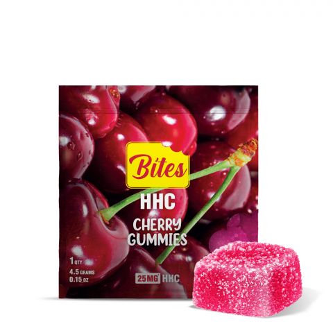 HHC Gummy - 25mg - Cherry - Bites - Thumbnail 1