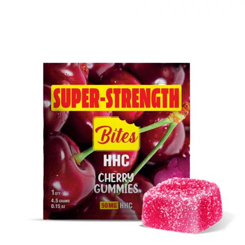 HHC Gummy - Cherry - 50MG - Bites - Thumbnail 1