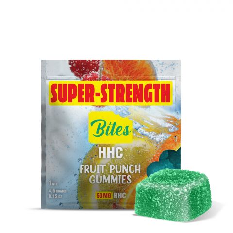 HHC Gummy - 50mg - Fruit Punch - Bites - Thumbnail 1