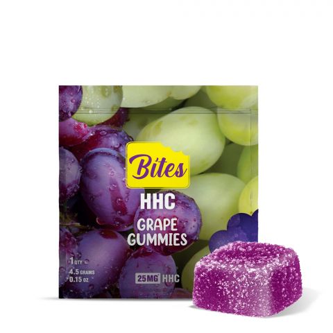 HHC Gummy - 25mg - Grape - Bites - Thumbnail 1