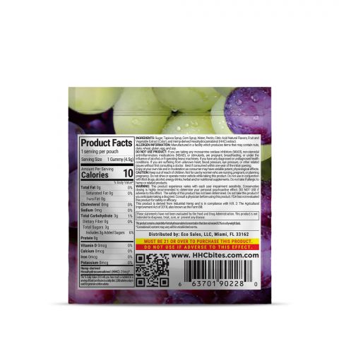 HHC Gummy - 25mg - Grape - Bites - Thumbnail 3