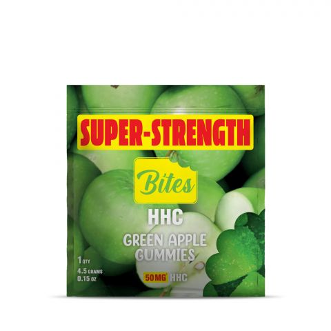 HHC Gummy - 50mg - Green Apple - Bites - Thumbnail 2