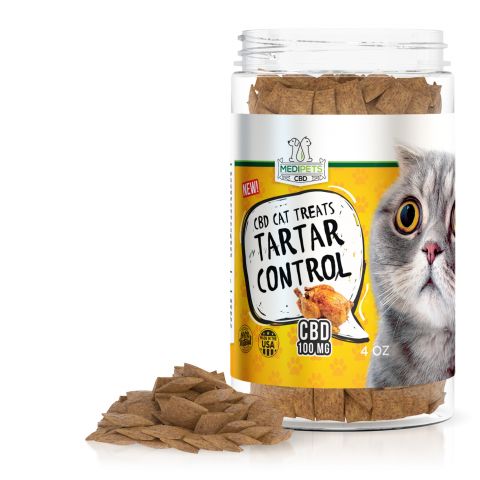 MediPets CBD Cat Treats - Cat Cafe´ Tartar Control - 100mg - Thumbnail 1
