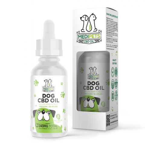 MediPets CBD Oil for Medium Dogs - 240MG - Thumbnail 2