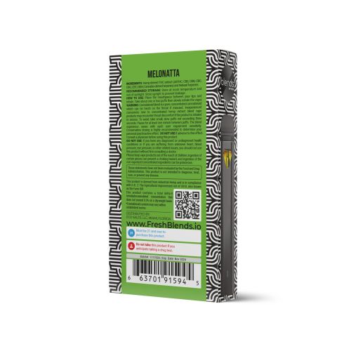 Soothe Blend - 1800mg - Sativa Vape Pen - 2ml - Blends by Fresh - Thumbnail 4