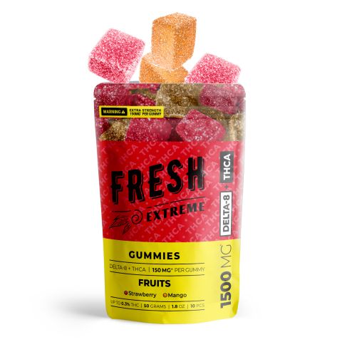 THCA, D8 Gummies - 150mg - Fruits - Fresh - Thumbnail 3