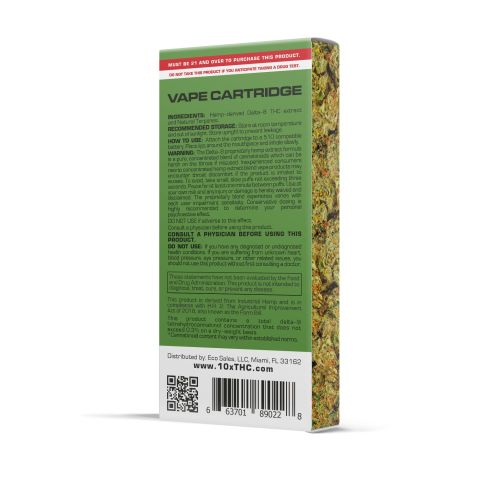 D8 Vape Cart - 900mg - Green Crack - Sativa - 1ml - 10X - Thumbnail 3
