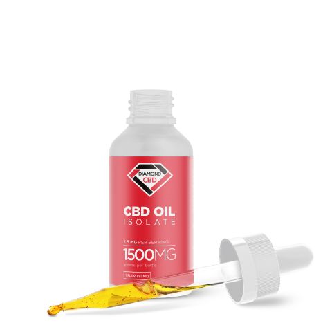CBD Isolate Oil - 1500mg - Diamond CBD - Thumbnail 1