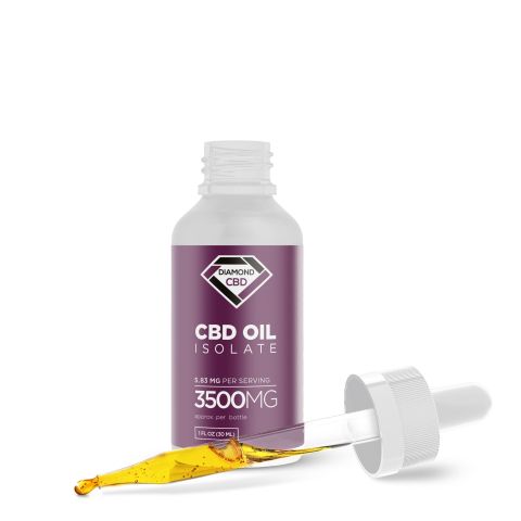 CBD Isolate Oil - 3500mg - Diamond CBD - Thumbnail 1