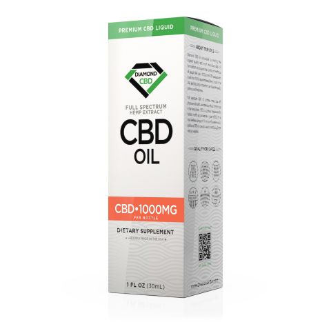 Full Spectrum CBD Oil - 1000mg - Diamond CBD - Thumbnail 3