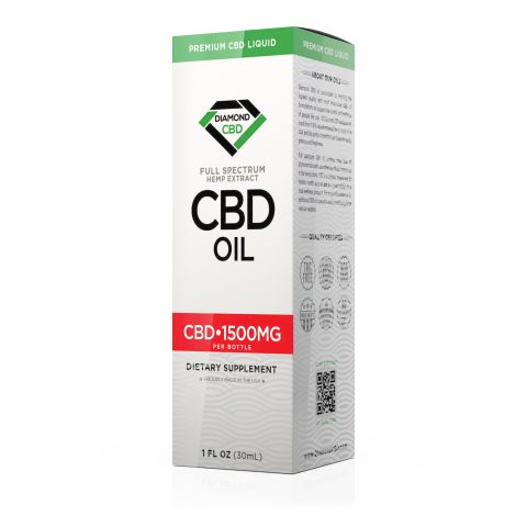Full Spectrum CBD Oil - 1500mg - Diamond CBD - Thumbnail 3