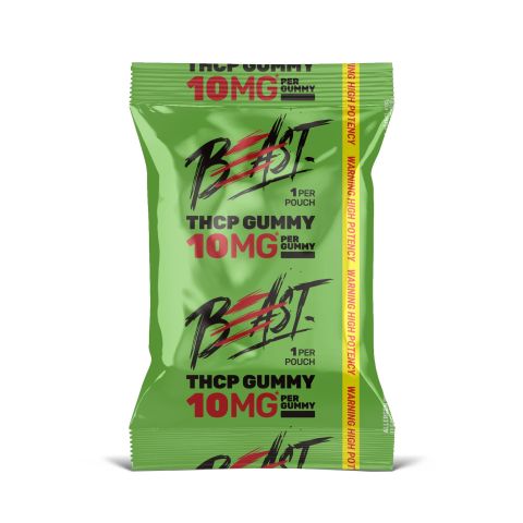 THCP Gummies - 10mg - Green Apple - Beast - Thumbnail 2