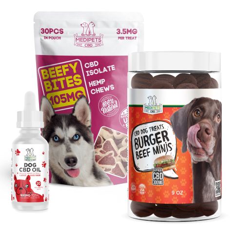 CBD for Dogs Bundle - Large Dogs - MediPets - Thumbnail 1