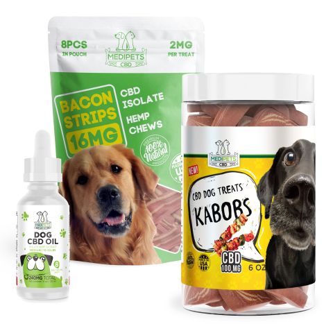 CBD for Dogs Bundle - Medium Dogs - MediPets - Thumbnail 1