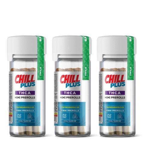 Sativa Mini THCA Pre-Roll Jars Bundle - 0.5g - Chill Plus - Thumbnail 1