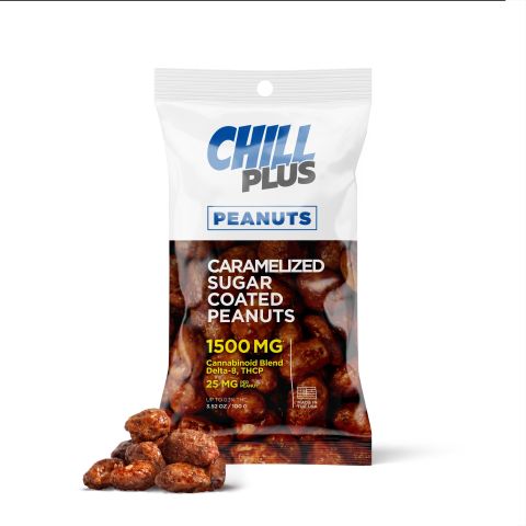 Caramelized Sugar Coated Peanuts - D8, THCP - 25mg - Chill Plus - Thumbnail 1