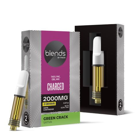 Charged Blend - 2000mg - Sativa Vape Cart - 2ml - Blends by Fresh - Thumbnail 1