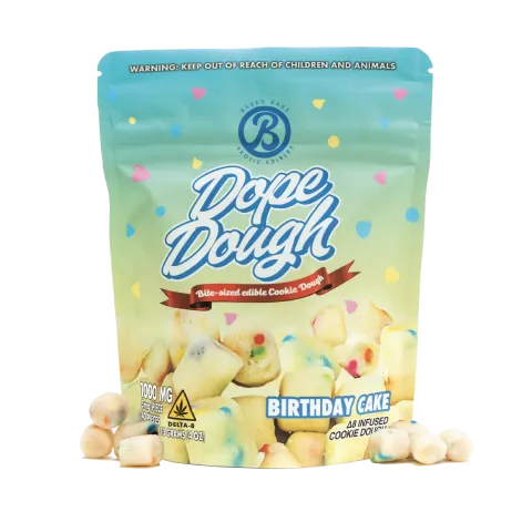 D8 Dope Dough Bites - 25mg - Birthday Cake - Baked Bags - Thumbnail 1