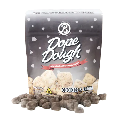 D8 Dope Dough Bites - 25mg - Cookies & Cream - Baked Bags - Thumbnail 1