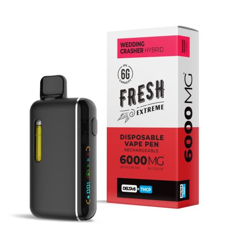 D8, THCP Vape Pen - 6000mg - Wedding Crasher - Hybrid - 6ml - Fresh - Thumbnail 1