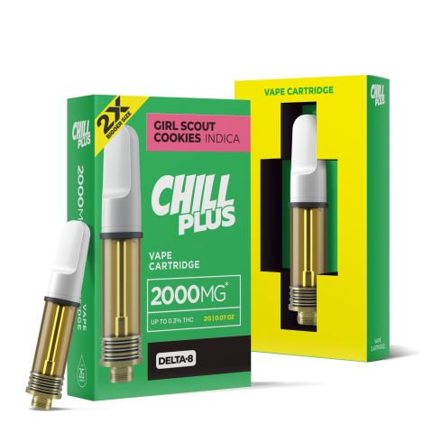 D8 Vape Cart - 2000mg - Girl Scout Cookies - Hybrid - 2ml - Chill Plus - Thumbnail 1