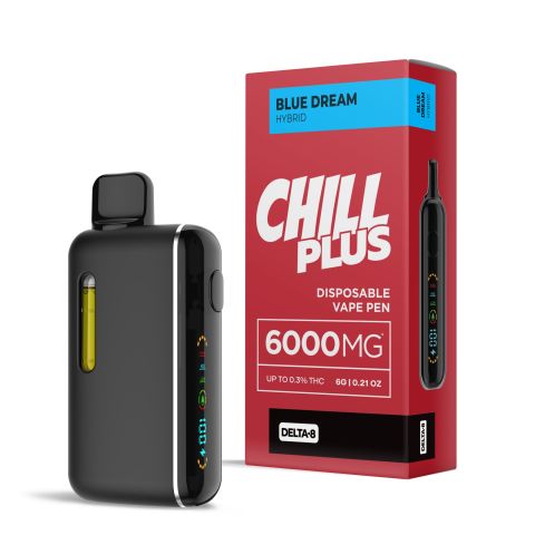 D8 Vape Pen - 6000mg - Blue Dream - Hybrid - 6ml - Chill Plus - Thumbnail 1