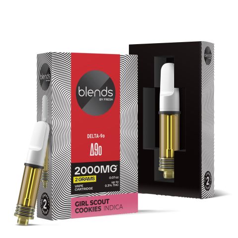 D9o Vape Cart - 2000mg - Girl Scout Cookies - Hybrid - 2ml - Blends by Fresh - Thumbnail 1