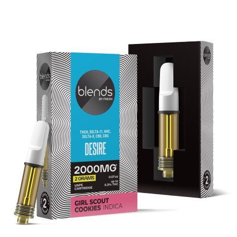 Desire Blend - 2000mg - Hybrid Vape Cart - 2ml - Blends by Fresh - Thumbnail 1