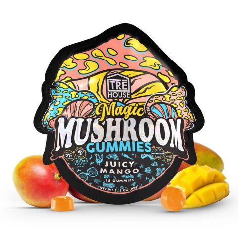 Magic Mushroom Gummies - 2mg - Juicy Mango - Tre House - Thumbnail