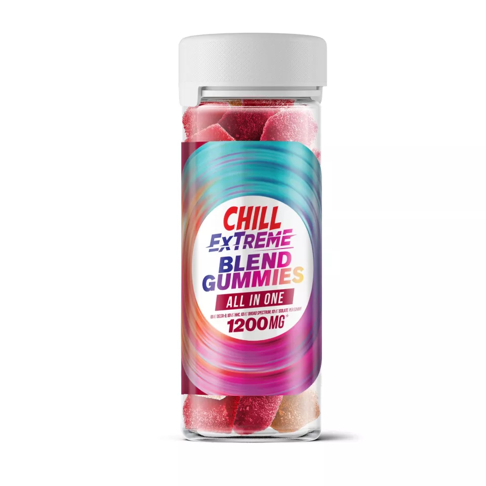 Chill Berry CBD Gummies with THC (Full Retail $79.95)