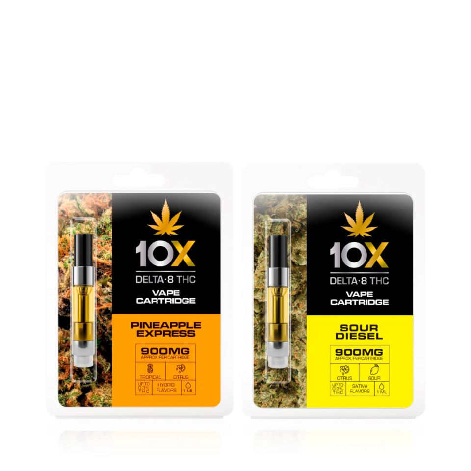 10X Delta-8 THC Carts - 2 Pack Bundle