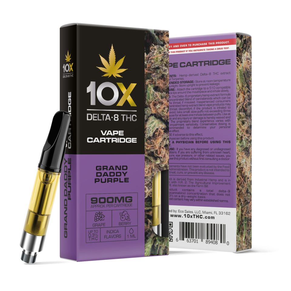 Artisan HHC THC Disposable Vape Pen - Granddaddy Purp - 900MG